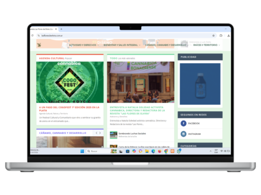 Sitio web diseñado para Las Flores de Elvira